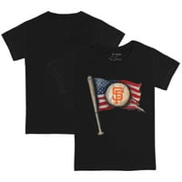 Мали Репка Црна Сан Франциско Џинови Бејзбол Знаме Маица