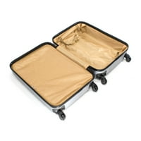 ABS Hardside врежан багаж за ленти со заклучување со заклучување