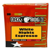 Дазбог кафе: Бели ноќи еспресо, средно печено, торба 12oz, цел грав