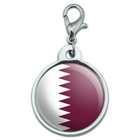 Знаме На Катар Мал Метал ИД Миленичиња Куче Таг
