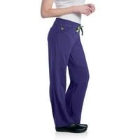 Urbane Ultra прилагодена вклопена удобност за удобност панталони за чистење со 3 џеб за жени 9318