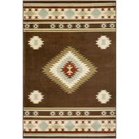 Уметнички ткајачи југозападна рустикална област килим, кафеава, 35 22