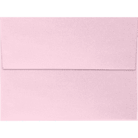 Luxpaper коверти за покани за кора и печат, 1 2, 80lb. Роуз кварц металик, пакет
