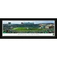 Фудбал на Универзитетот Маршал - дворна линија на стадионот Johnон Ц. Едвардс - Блејквеј Панорамас НЦАА колеџ Печати со избрана