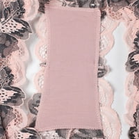 Женски брифинзи памук спална соба каузални женски гаќички розова големина м