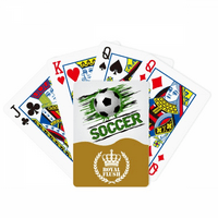 Зелена Фудбал Фудбал Спорт Кралската Флеш Покер Игра Картичка Игра