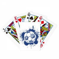 Мастило Цртан Филм Фудбал Сина Фудбал Покер Играње Магија Картичка Забава Игра На Табла