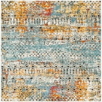 Волмарт Нијам Ориентал Ажуриран традиционален килим, мулти-боја