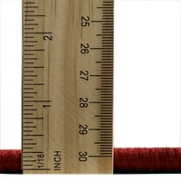 Ахгли Компанија Внатрешен Правоаголник Ориентални Црвени Традиционални Теписи, 2 '4'