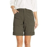 хуаи женски удобни летни шорцеви врвки за влечење еластични џебови за половината секојдневни панталони за плажа секојдневни