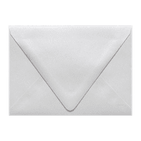 Luxpaper Коверти за покана за размавта на контурата, 1 2, lb. Crystal White Metallic, пакет