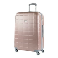 Палета со 3 парчиња проверен пакет за багаж, розово злато фламинго еднорог