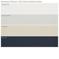 Колекција за сопствени изрази, безжична просторија затемнувачка сенка на ролери, светло сива, 55 ширина 72 Должина
