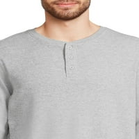 Thermeерџ машка термичка кошула Хенли со долги ракави