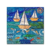 Трговска марка ликовна уметност „Радост на морето Елизабета Гонзалез“ платно уметност од Елизабет Клер