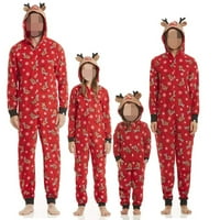 Семејство на семејството Wsevypo, кои одговараат на ирваси од пижами, ромпер, лош ракав, едно парче божиќни пижами сетови