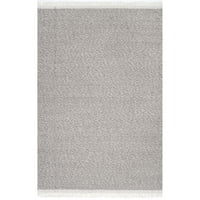 Нулум Ештон Едноставен волна од волна, килим, 8 '10', сиво