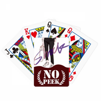 Шок Девојка Фигура Уметност Дизајн Илустрација Ѕиркаат Покер Играње Карти Приватна Игра