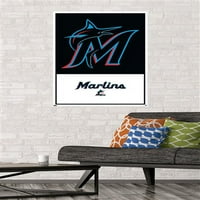 Мајами Марлинс - Постер за лого wallид, 22.375 34